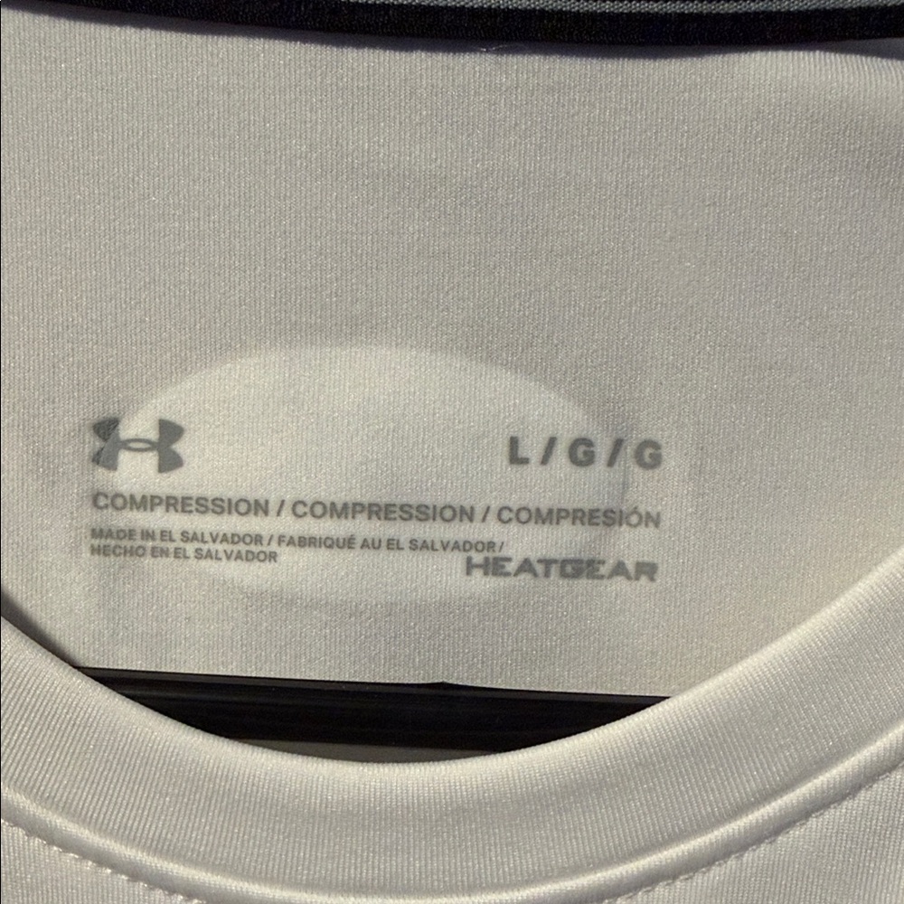 Under Armour Compression White Muscle Tee - Picture 2 of 7